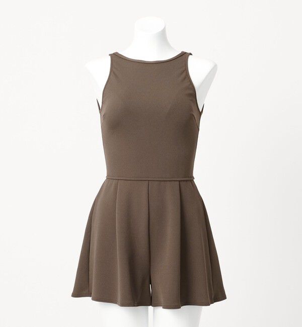 UNITED ARROWS green label relaxing「ジョーゼット風 バックオープン オールインワン スイムウェア / 水着」|スポーツ|