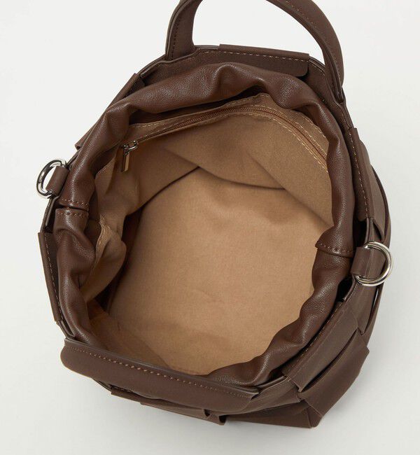 UNITED ARROWS green label relaxing「2WAY 編込み 巾着 トートバッグ / ショルダーバッグ」|ショルダー・メッセンジャー|