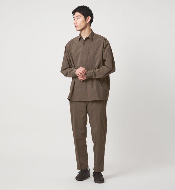 UNITED ARROWS green label relaxing「WONDER CLOTH ボックス シルエット 長袖 シャツ -ストレッチ・接触冷感・吸水速乾-」|シャツ・ブラウス|