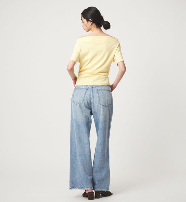 EMMEL REFINES「＜EMMEL REFINES＞EM ベアフライス オフショル トップス」|Tシャツ・カットソー|