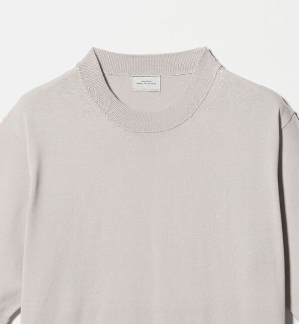 UNITED ARROWS green label relaxing「MTB コットン ハイゲージ モックネック ニット Tシャツ」|ニット・セーター|