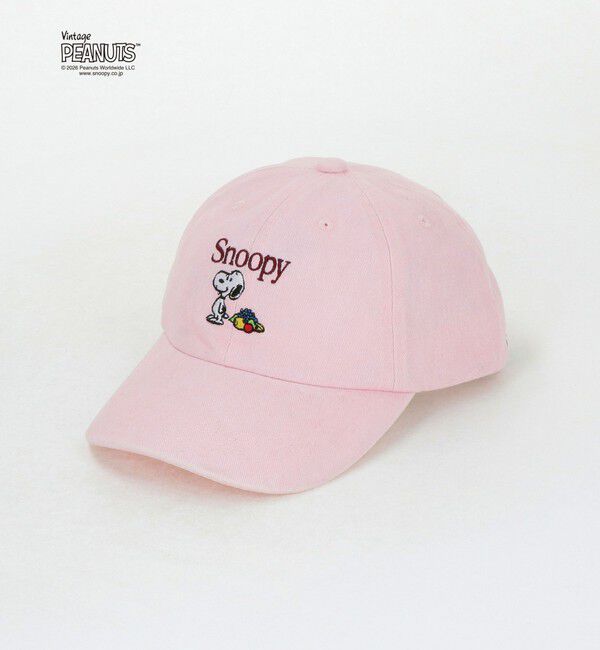 UNITED ARROWS green label relaxing「【別注】＜FRUIT OF THE LOOM &times; PEANUTS＞キャップ / キッズ  」|キャップ・キャスケット|LT.PINK