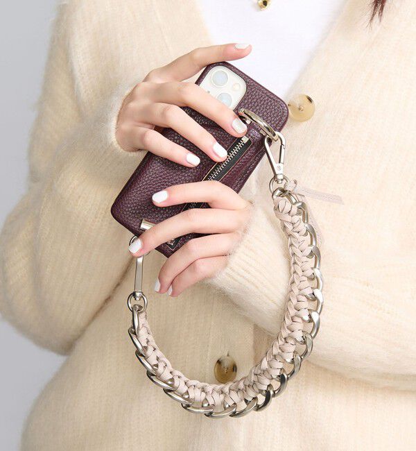 BEAUTY&YOUTH UNITED ARROWS「＜ajew＞Tie chain ショルダー ストラップ」|モバイルケース|MD.GRAY