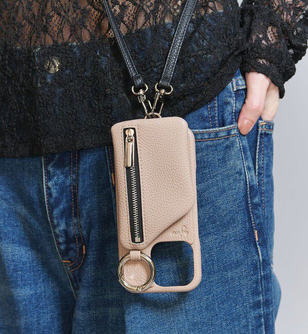 BEAUTY&YOUTH UNITED ARROWS「＜ajew＞CADENAS ストラップ iPhone16Proケース」|モバイルケース|BEIGE