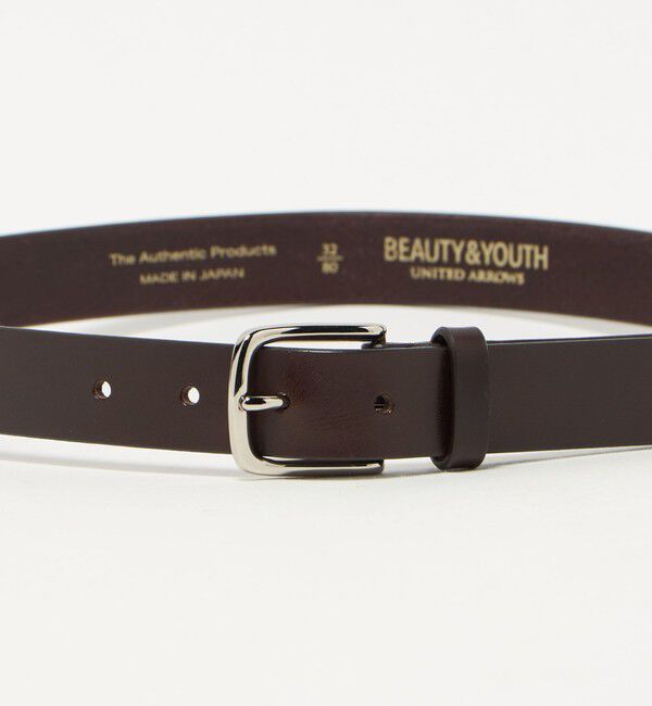 BEAUTY&YOUTH UNITED ARROWS「グロッシー レザー ベルト 28mm」|ベルト|