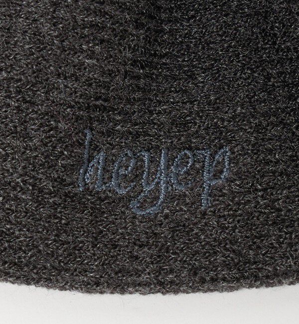 BEAUTY&YOUTH UNITED ARROWS「＜heyep＞ニット ロゴ シュシュ」|ヘアゴム・シュシュ|