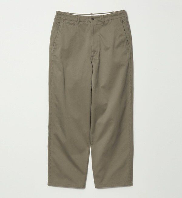 STEVEN ALAN「＜Steven Alan＞ ウエポン ニドム アーミー ノープリーツ トラウザーズ」|チノ|MD.GRAY
