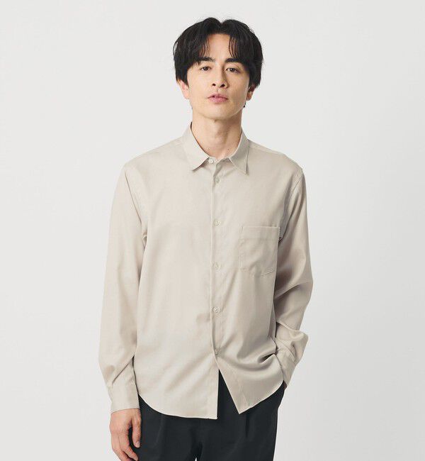 BEAUTY&YOUTH UNITED ARROWS「クリア オックスフォード レギュラー シャツ SLIM型 抗菌防臭機能付き」|シャツ・ブラウス|NATURAL
