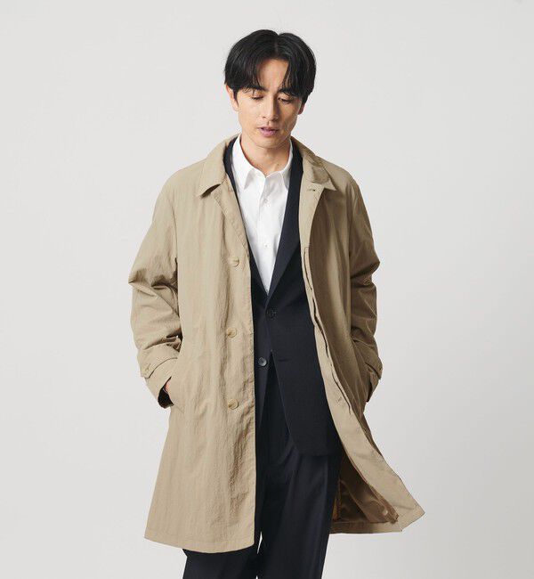 BEAUTY&YOUTH UNITED ARROWS「PERTEX ナイロン バルマカン コート 撥水」|ステンカラーコート|