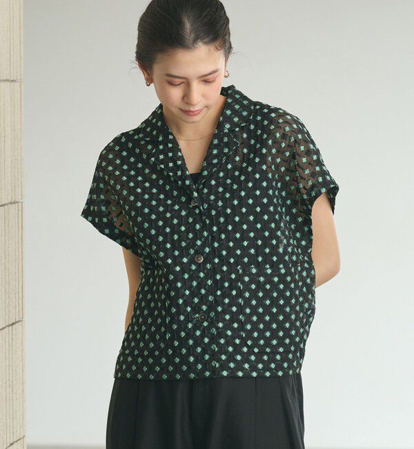 BEAUTY&YOUTH UNITED ARROWS「シアージャガード ショートスリーブ シャツ」|シャツ・ブラウス|