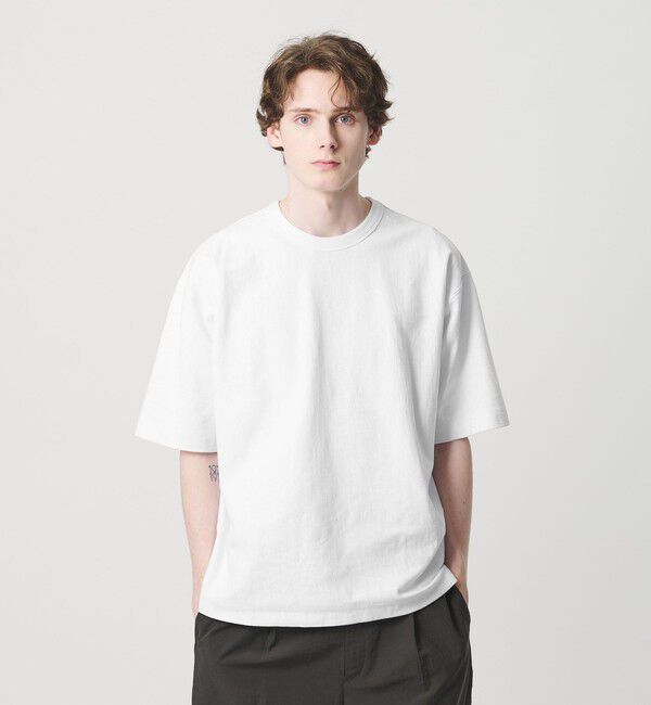 BEAUTY&YOUTH UNITED ARROWS「&ldquo;THE HEAVY&rdquo; 10oz ヘビー ワイド クルーネック Tシャツ」|Tシャツ・カットソー|WHITE