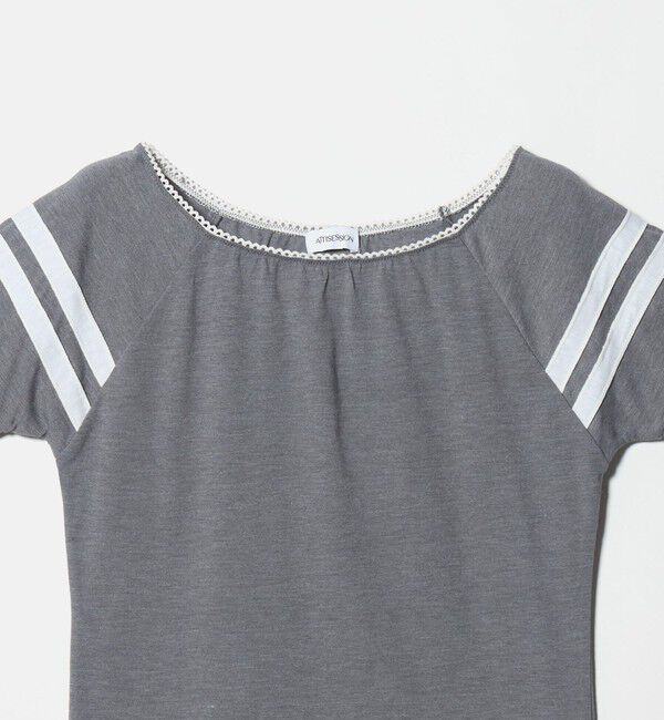 ATTISESSION「＜ATTISESSION＞ライン ショートスリーブ Tシャツ」|Tシャツ・カットソー|