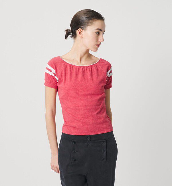 ATTISESSION「＜ATTISESSION＞ライン ショートスリーブ Tシャツ」|Tシャツ・カットソー|