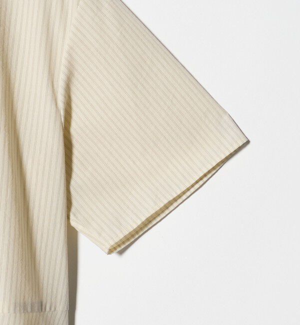 BEAUTY&YOUTH UNITED ARROWS「ソリッド&ストライプ ラッフル シャツブラウス ウォッシャブル」|シャツ・ブラウス|