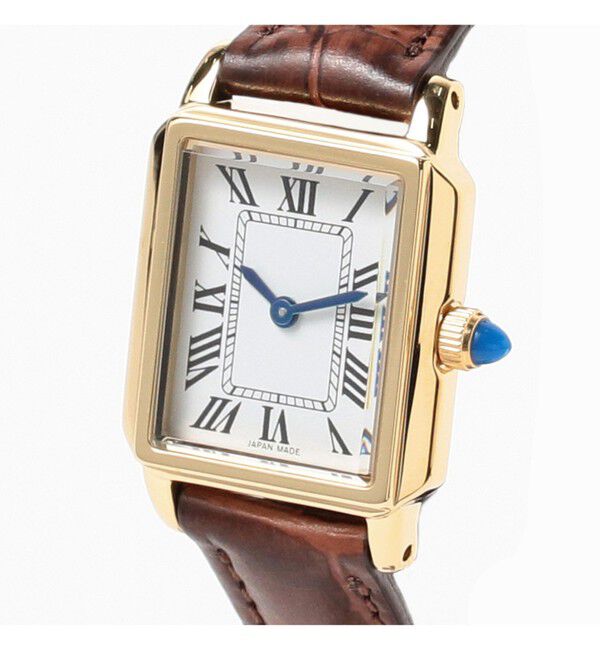 Demi-Luxe BEAMS 「スクエア 型押レザー 腕時計Ⅱ」|腕時計|