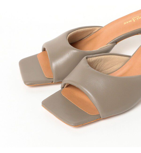 Demi-Luxe BEAMS 「スクエアパフサンダル .M」|サンダル|
