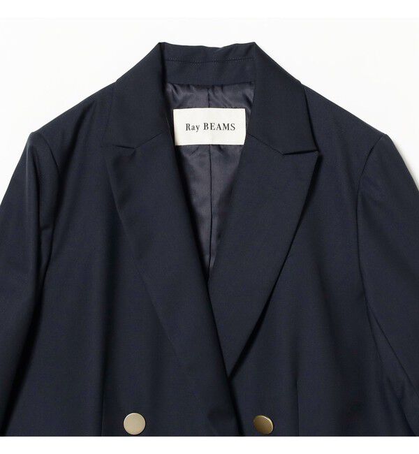Ray BEAMS 「4ボタン ダブル ブレザー」|テーラードジャケット|