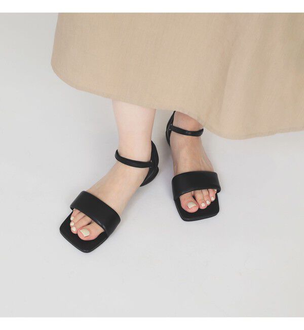 Demi-Luxe BEAMS 「SHISEI / MM PADDED サンダル」|サンダル|BLACK