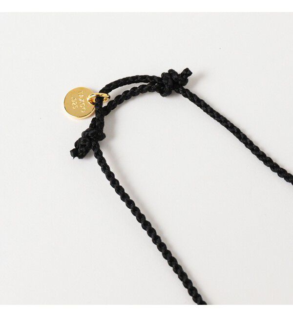 Ray BEAMS 「XOLO JEWELRY / Piece Silk Code ブレスレット GOLD」|ブレスレット・バングル|