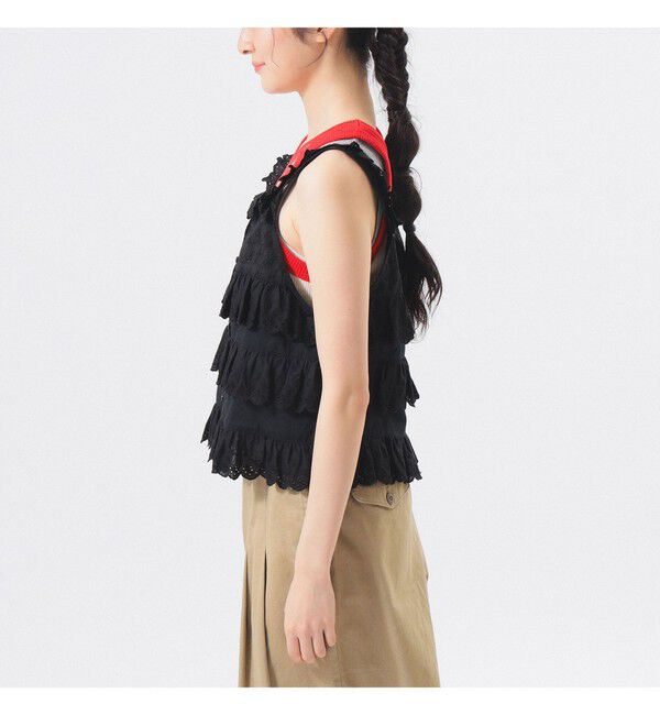 BEAMSBOY「カットワーク キャミソール」|シャツ・ブラウス|