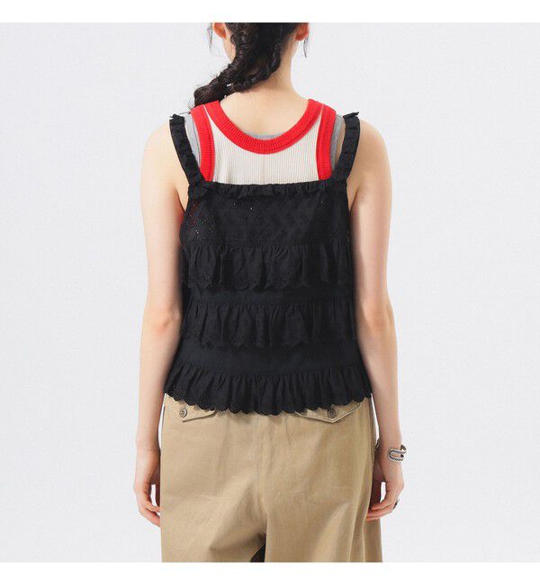 BEAMSBOY「カットワーク キャミソール」|シャツ・ブラウス|