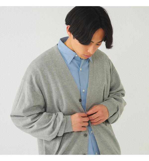 BEAMS「リラックス ソリッド カーディガン」|ニット・セーター|