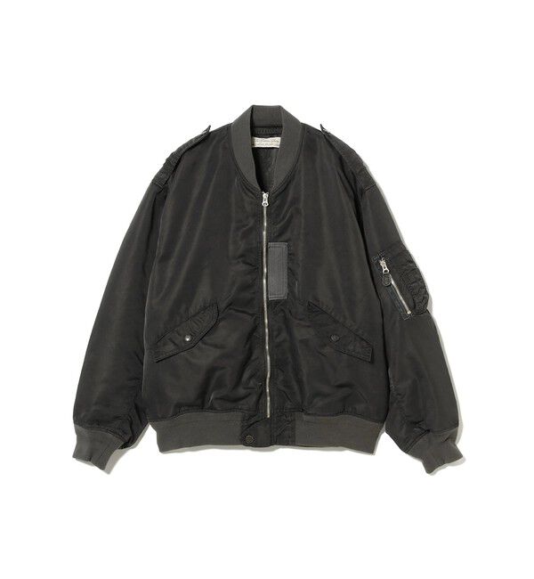 BEAMS PLUS「【別注】REMI RELIEF / L-2B Flight Jacket」|ブルゾン・スタジャン|BLACK(ｽﾐｸﾛ)