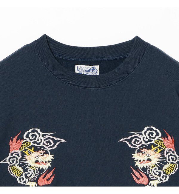BEAMS「【別注】テーラー東洋 / SUKA CREW SWEAT EMBROIDERED」|スウェット・ジャージ|