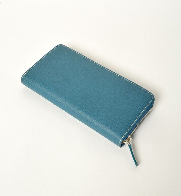 SHIPS「SHIPS:【SAFFIANO LEATHER】 イタリアンレザー 長財布」|財布|ロイヤルブルー