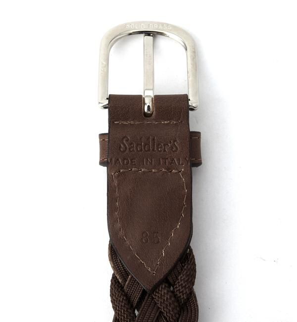 SHIPS「SHIPS: イタリア製 レザー コンビネーション メッシュ ベルト」|ベルト|