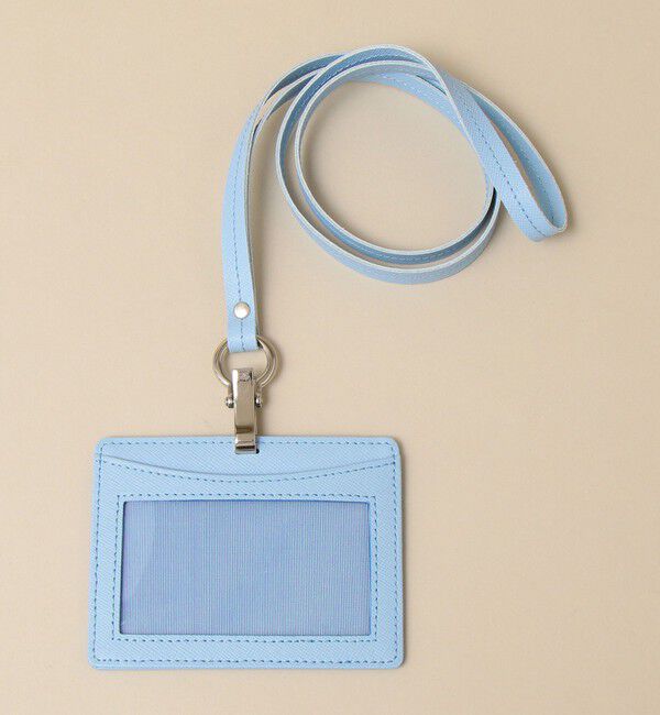 SHIPS「SHIPS: 【SAFFIANO LEATHER】イタリアンレザー IDケース」|その他|ライトブルー