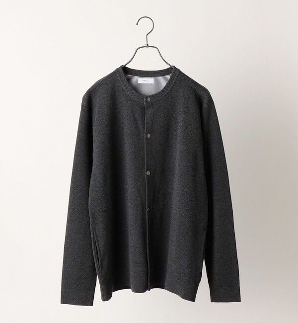 SHIPS any「SHIPS any: 〈手洗い可能〉 ミラノリブ クルーネック カーディガン 24SS◇」|カーディガン|