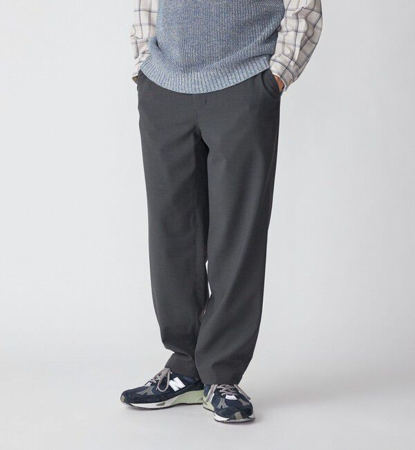 SHIPS「SHIPS:〈洗濯機可能/ストレッチ〉T/R トロピカル リラックス イージーパンツ」|チノ|