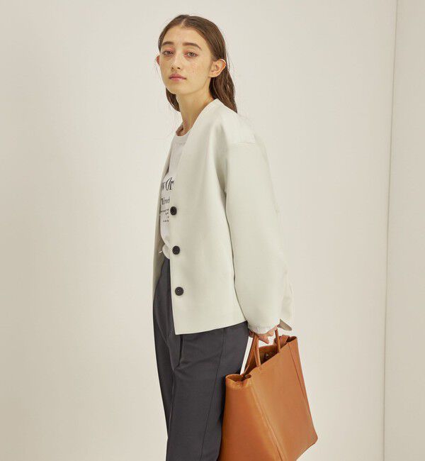 SHIPS for women「マトラッセ トリプルクロス コクーン ブルゾン ◇」|ブルゾン・スタジャン|