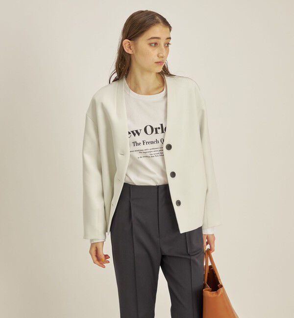 SHIPS for women「マトラッセ トリプルクロス コクーン ブルゾン ◇」|ブルゾン・スタジャン|