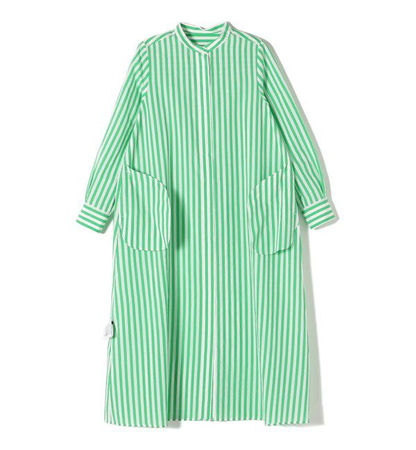 SHIPS for women「〈手洗い可能〉MANTECO カラー ストライプ ワンピース」|ワンピース|