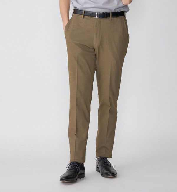 SHIPS「SHIPS: 〈ウエスト調整可能〉 ジャージ ドビー パンツ」|チノ|