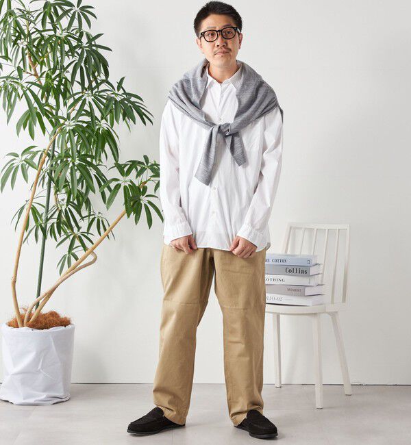 SHIPS any「SHIPS any: ストライプ / ソリッド リラックス レギュラーカラー シャツ 24SS◇」|シャツ・ブラウス|