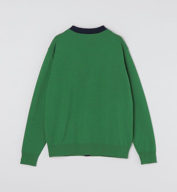 SHIPS「SHIPS:〈手洗い可能〉ICE WOOL カラーパネル Vネック ニット カーディガン」|カーディガン|