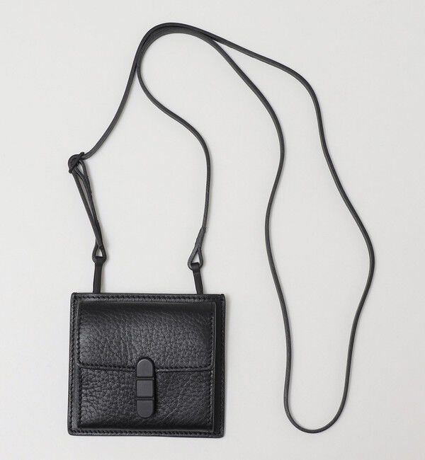 SHIPS「TOMOE: UTILITY CDC ネックウォレット」|財布|ブラック