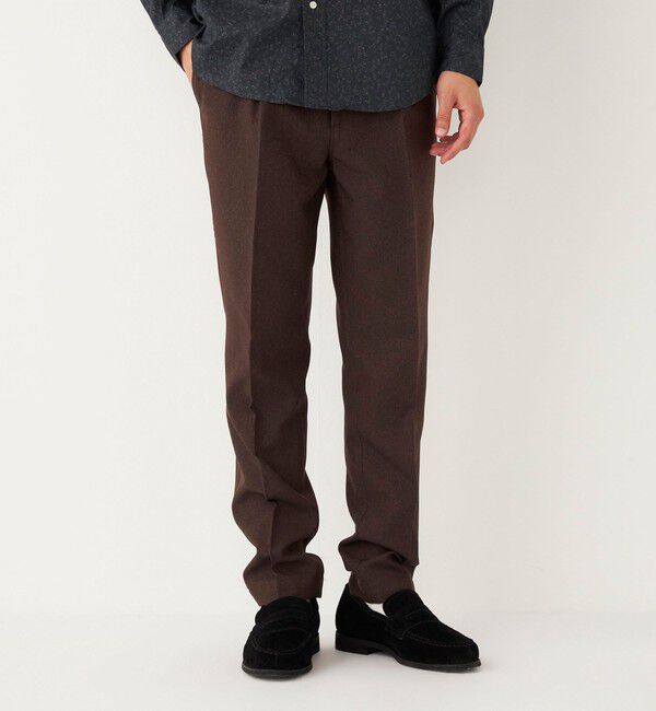 SHIPS Colors 「SHIPS Colors: MULTI-FUNCTION イージー スラックス」|スラックス|ブラウン