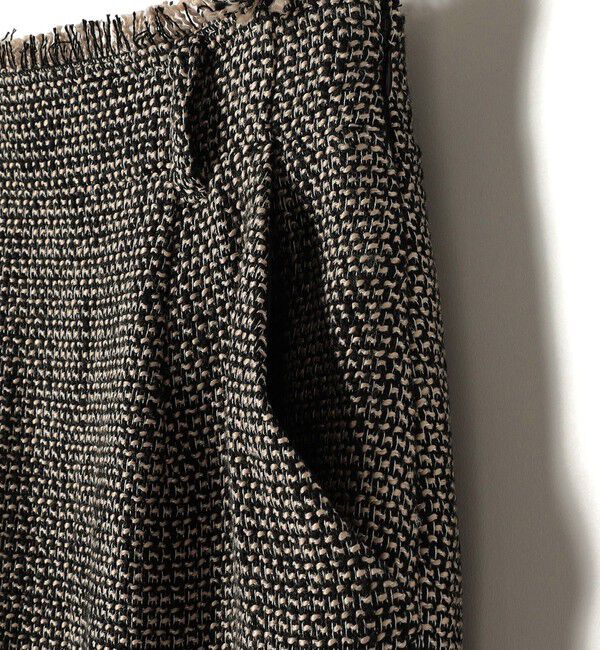 SHIPS Colors 「SHIPS Colors:〈手洗い可能〉ツイード タック タイト スカート（セットアップ対応可能）」|タイト|