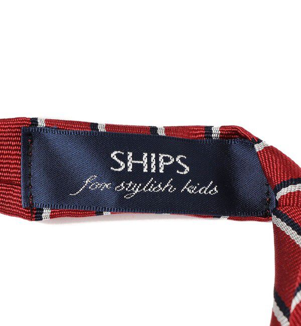 SHIPS KIDS「SHIPS KIDS:ストライプ柄 ネクタイ」|ネクタイ・蝶ネクタイ|