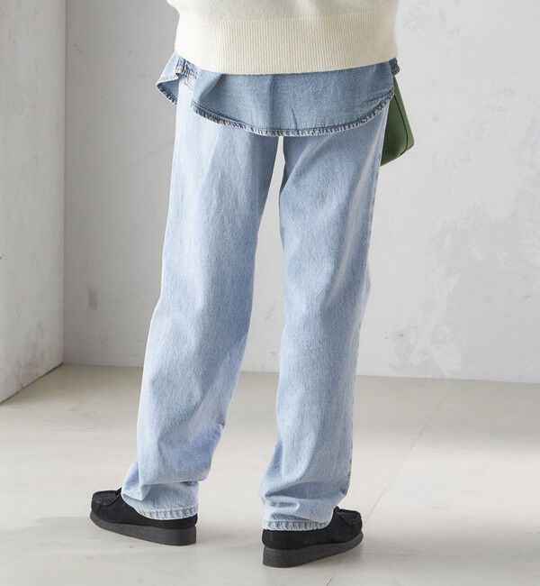 SHIPS for women「〈洗濯機可能〉ストレート フィット デニム パンツ」|デニム|