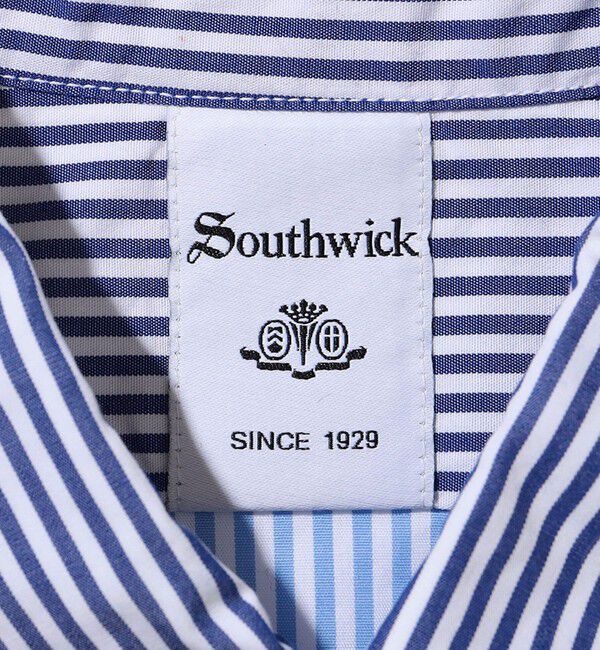 SHIPS「Southwick: Gate Label ボタンダウン ブロード ストライプ シャツ」|シャツ・ブラウス|