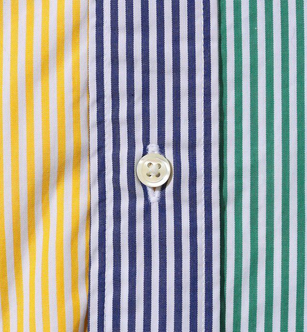 SHIPS「Southwick: Gate Label ボタンダウン ブロード ストライプ シャツ」|シャツ・ブラウス|