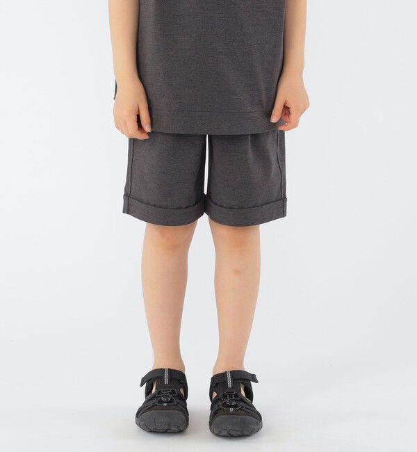 SHIPS KIDS「【SHIPS KIDS別注】RUSSELL ATHLETIC:100～130cm /〈吸水速乾/抗菌/防臭〉ショーツ」|その他|チャコールグレー