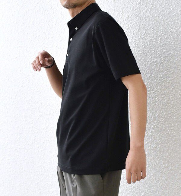 SHIPS any「SHIPS any:〈接触冷感/遮熱/UVカット機能等〉サマーファンクション 鹿の子 ボタンダウンポロシャツ◇」|ポロシャツ|