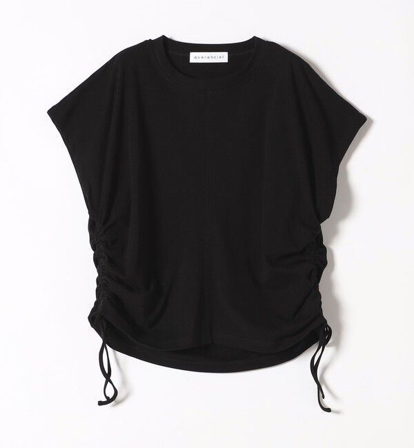 quaranciel「quaranciel:〈洗濯機可能〉アイライン スカート &times; フレンチ TEE セット」|タイト|