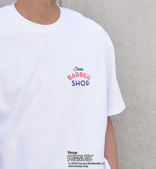 SHIPS any「SHIPS any: SNOOPY コラボ カルチャー グラフィック バック プリント Tシャツ◆」|Tシャツ・カットソー|